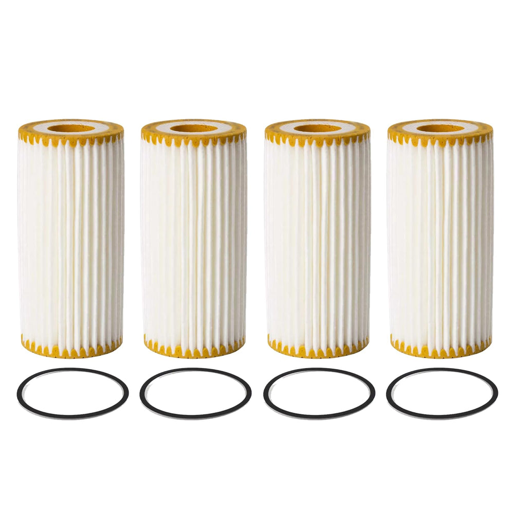 YIYUANYI front view of four HU6013Z filters displaying part numbers and packaging benefits