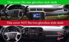 Yiz dash cover installed in Chevy Tahoe demonstrating fitted look and glare reduction