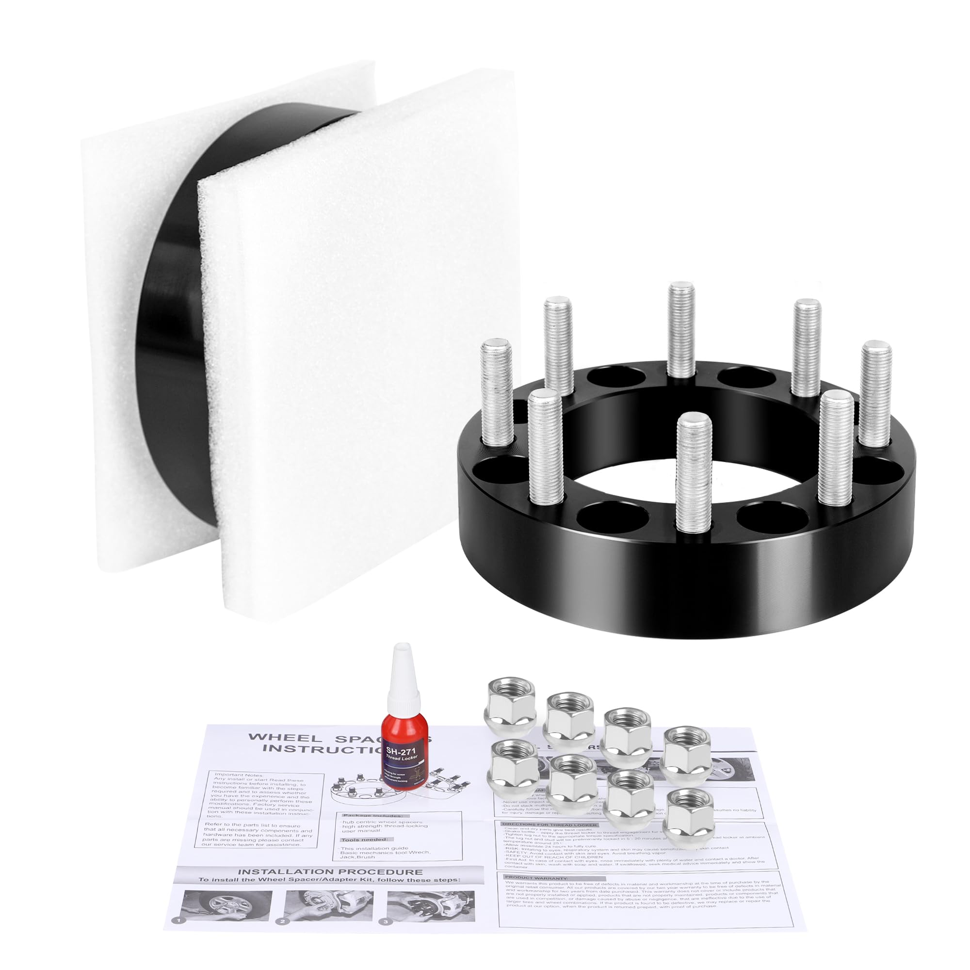 YIZBAP adapter packaging and label showcasing product specs and QA