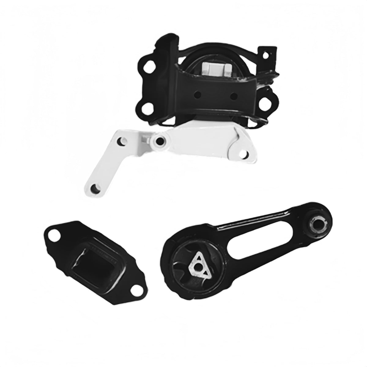 Yllshengyu front view of full three-piece mount kit showing components and labeling for quick inspection