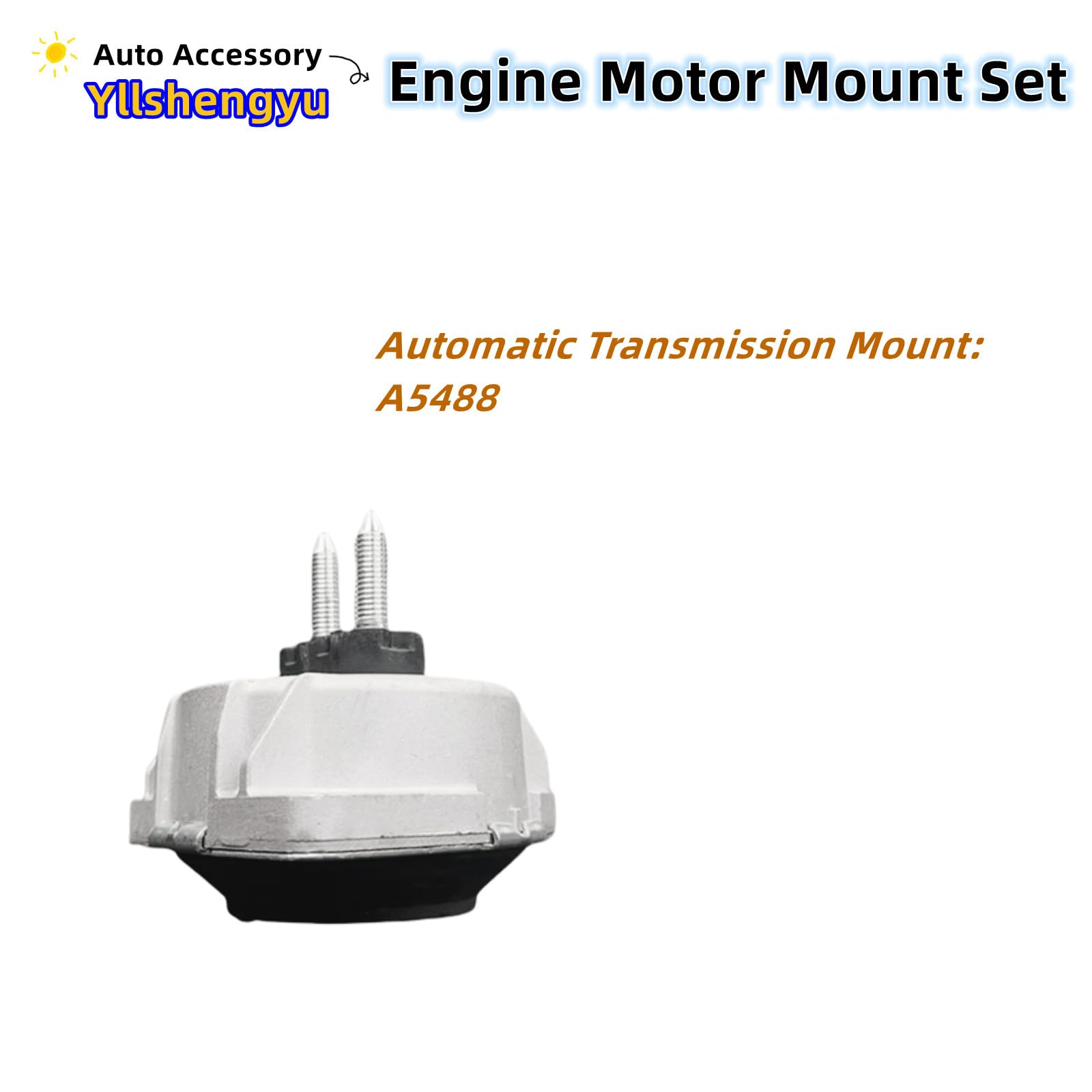 Yllshengyu motor mount kit installed under hood showing improved engine stability and quieting