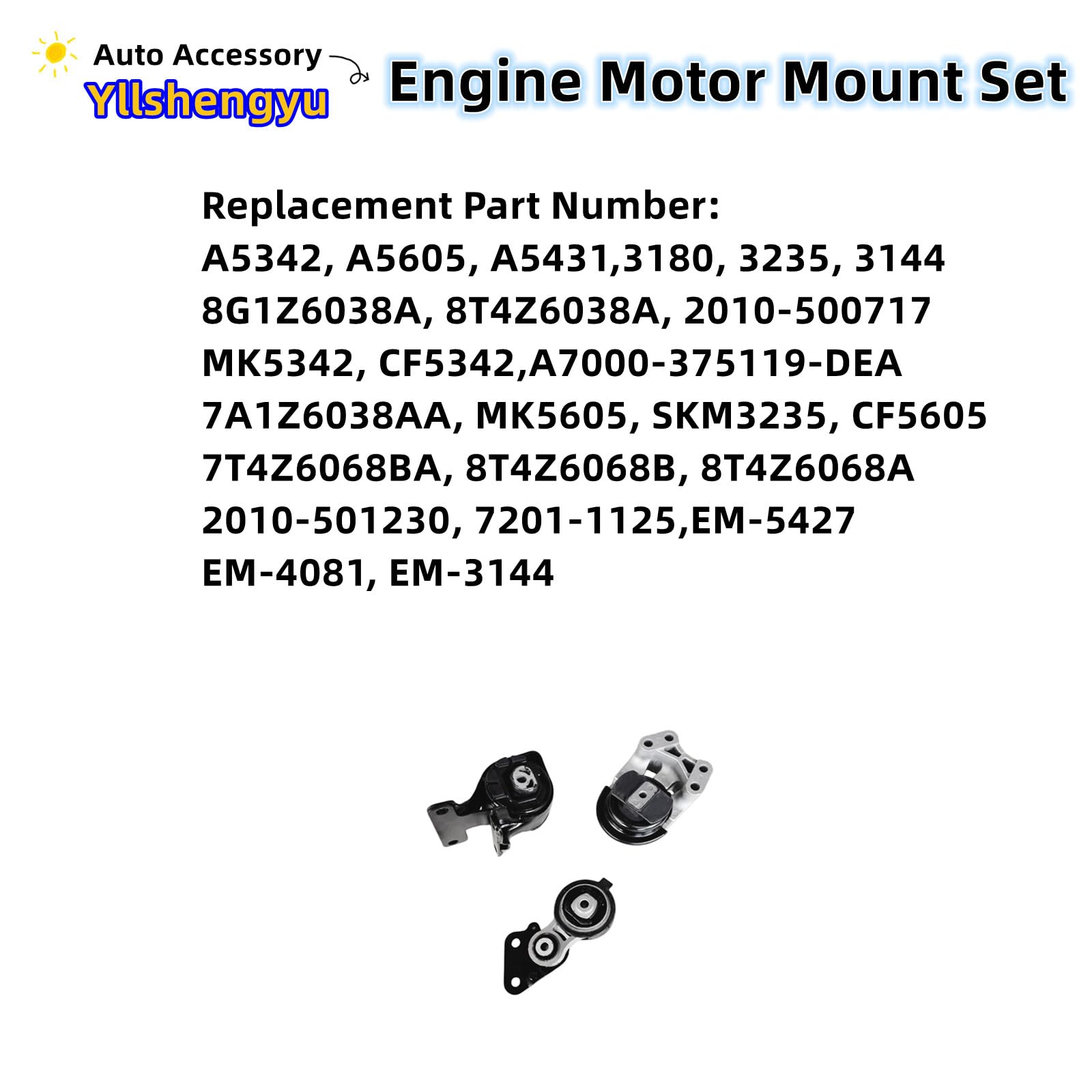 Yllshengyu transmission mount side profile demonstrating secure driveline support
