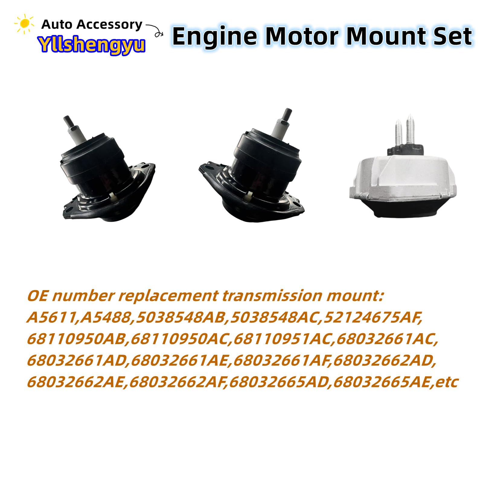 Yllshengyu triangle transmission mount profile showing reinforced design for smoother driveline