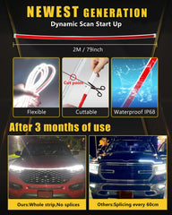 YM E-Bright close-up of silicone texture and LEDs for durable, waterproof protection