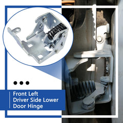 YMHHefy hinge side profile showing mounting holes for precise installation
