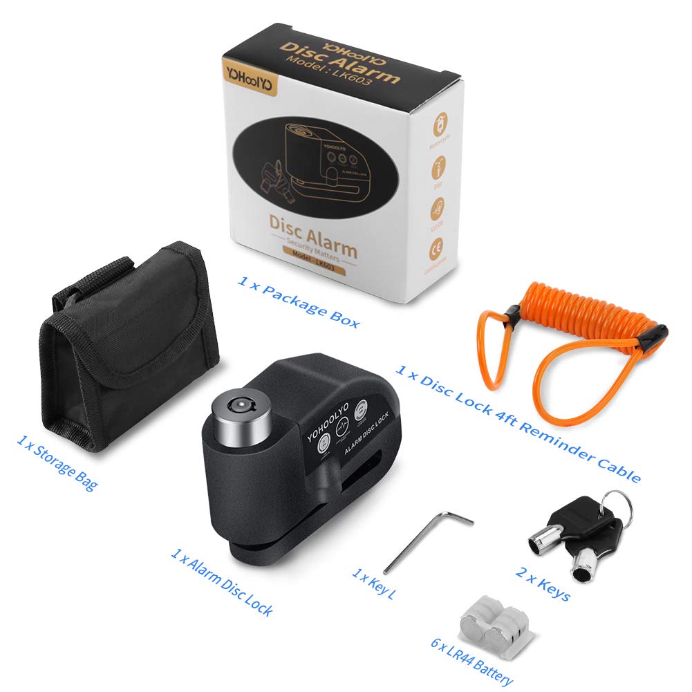 YOHOOLYO alarm speaker and LED active indicator illustrating audible alert
