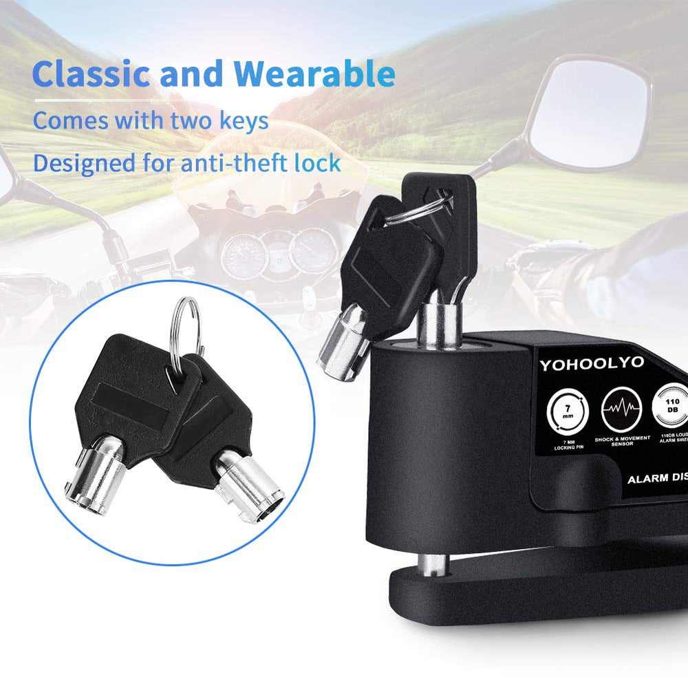 YOHOOLYO carry pouch with two keys and spare batteries for convenient storage