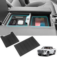 YOJOJOCO front view of center console liner showing exact fit and protection