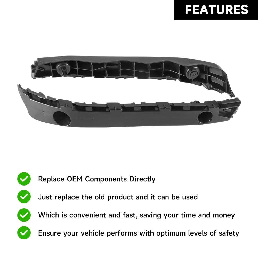 YOLLKY bracket installed on Toyota Sienna restoring bumper secure fit
