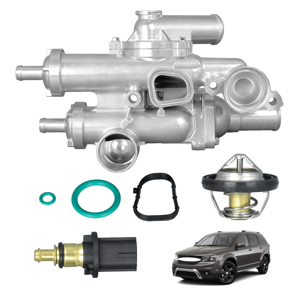 yongtoparts front view of thermostat housing showing fitment and sturdy construction