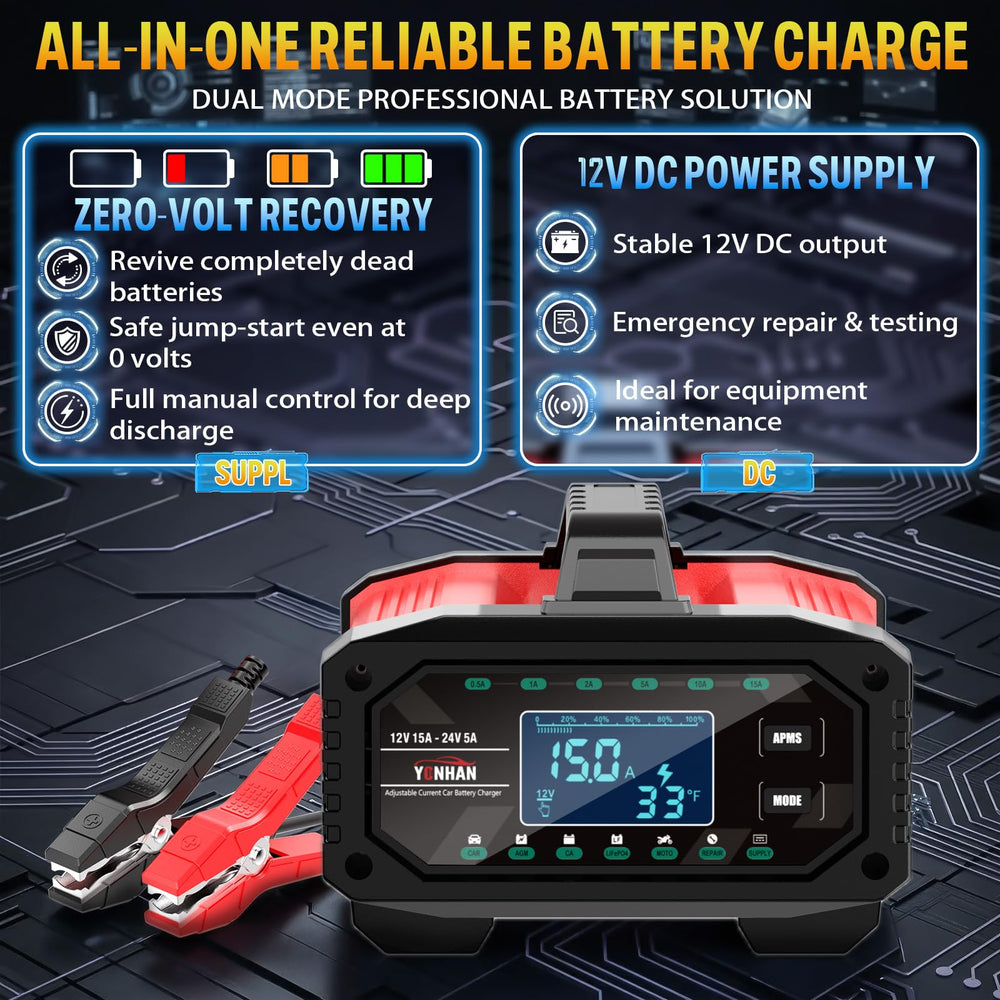 YONHAN LCD display detail for clear status and mode visibility benefit