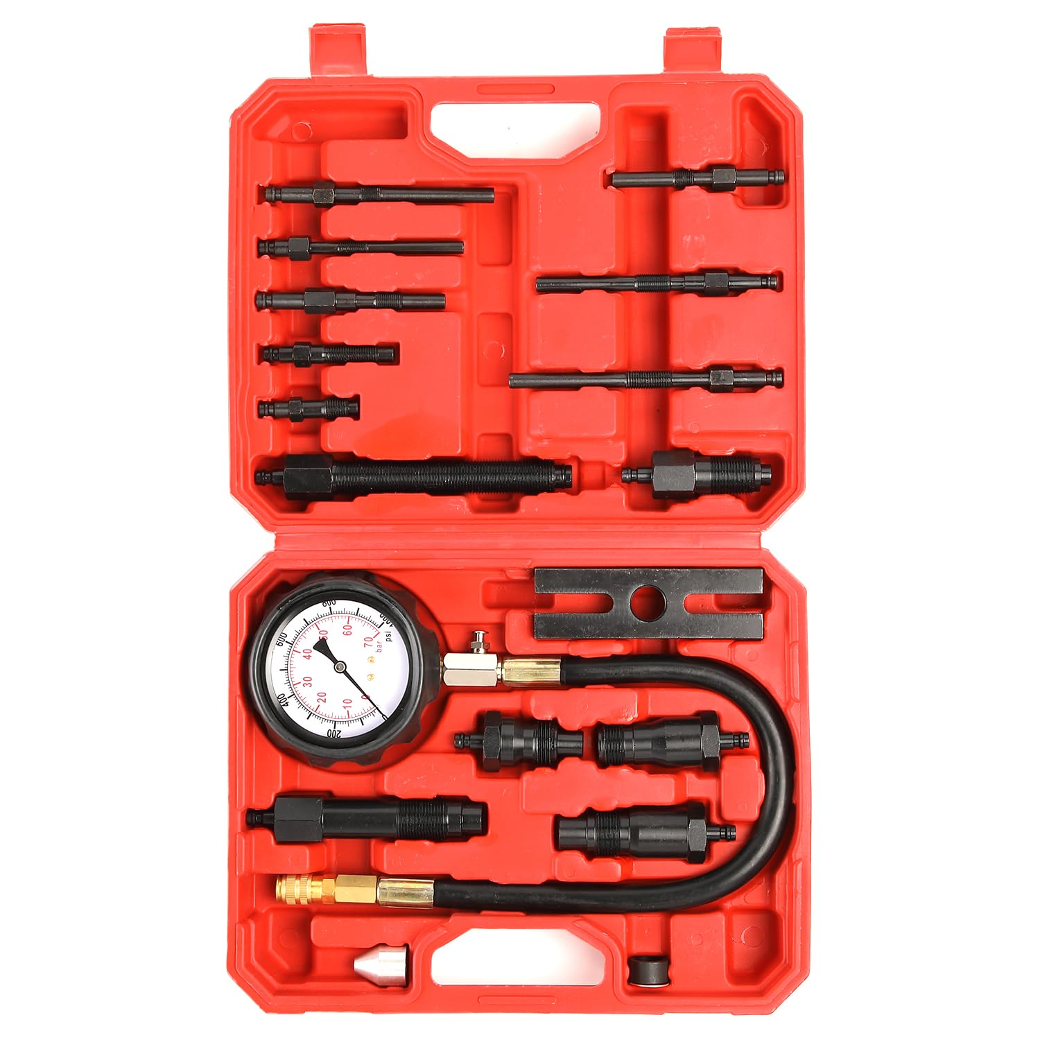Yonligonju front view of 17pc kit showing organized components and portability benefit
