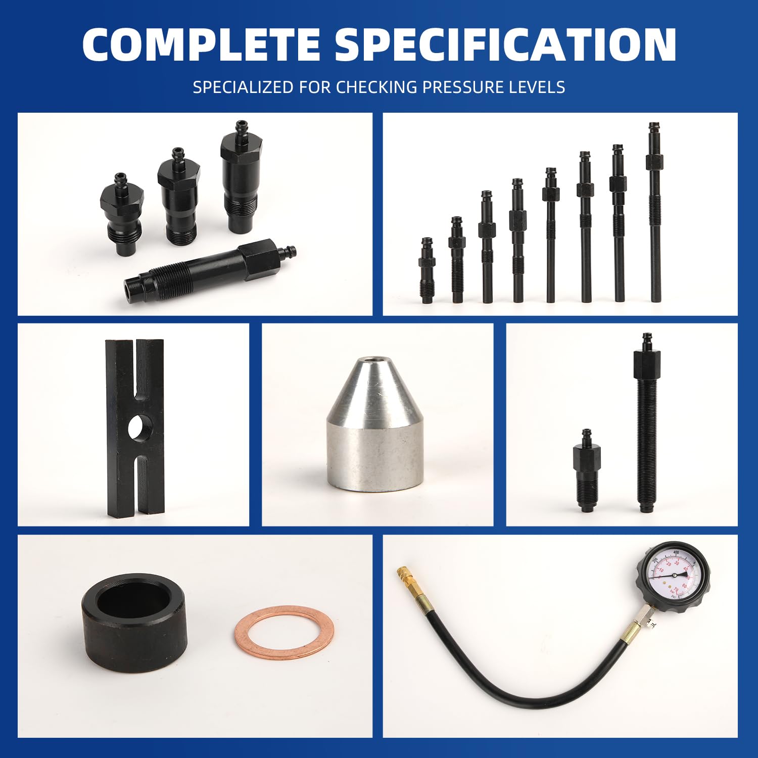 Yonligonju flexible high-pressure hose with adapters close detail for easy access benefit