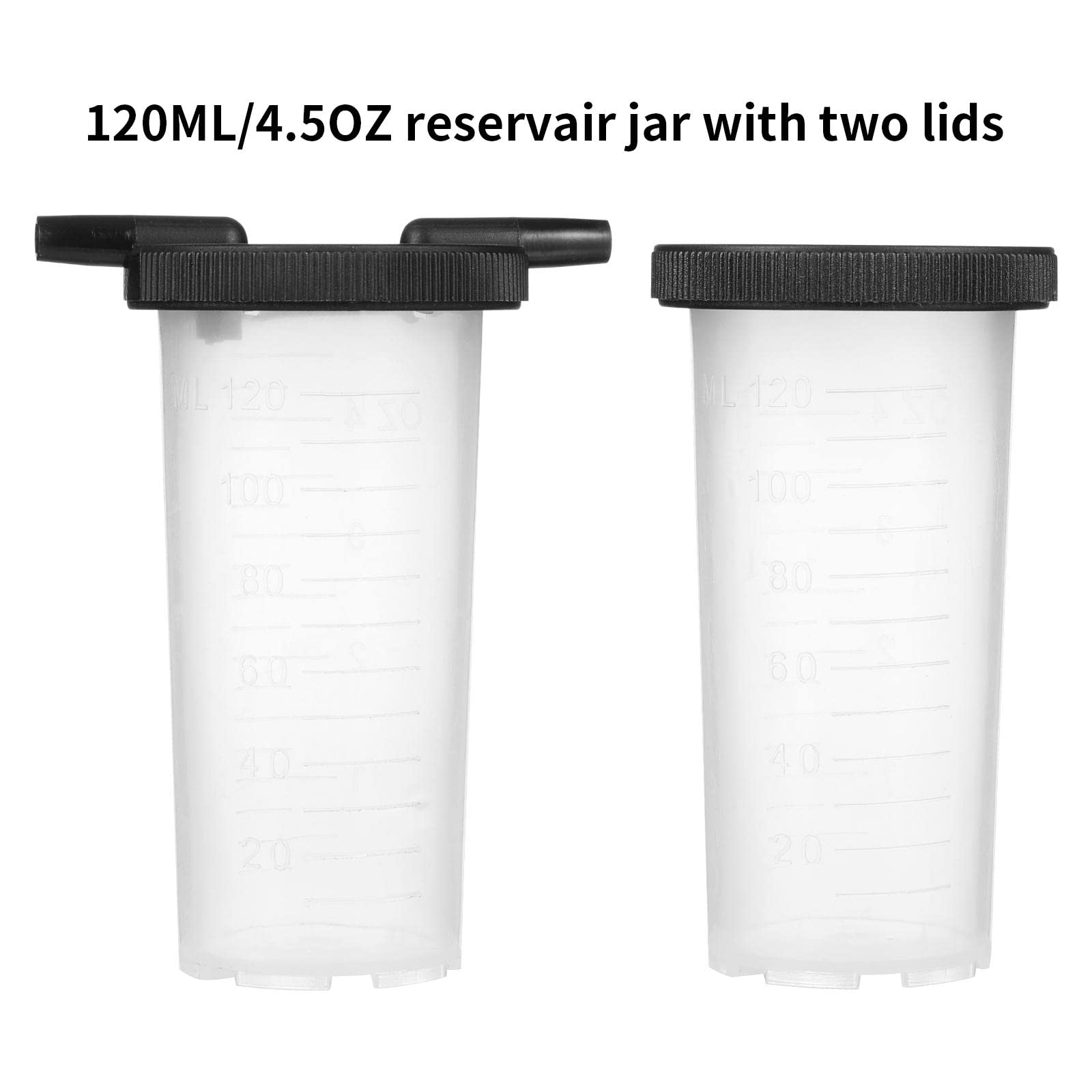 Yonligonju two reservoir bottles with hoses showing visible fluid monitoring benefit