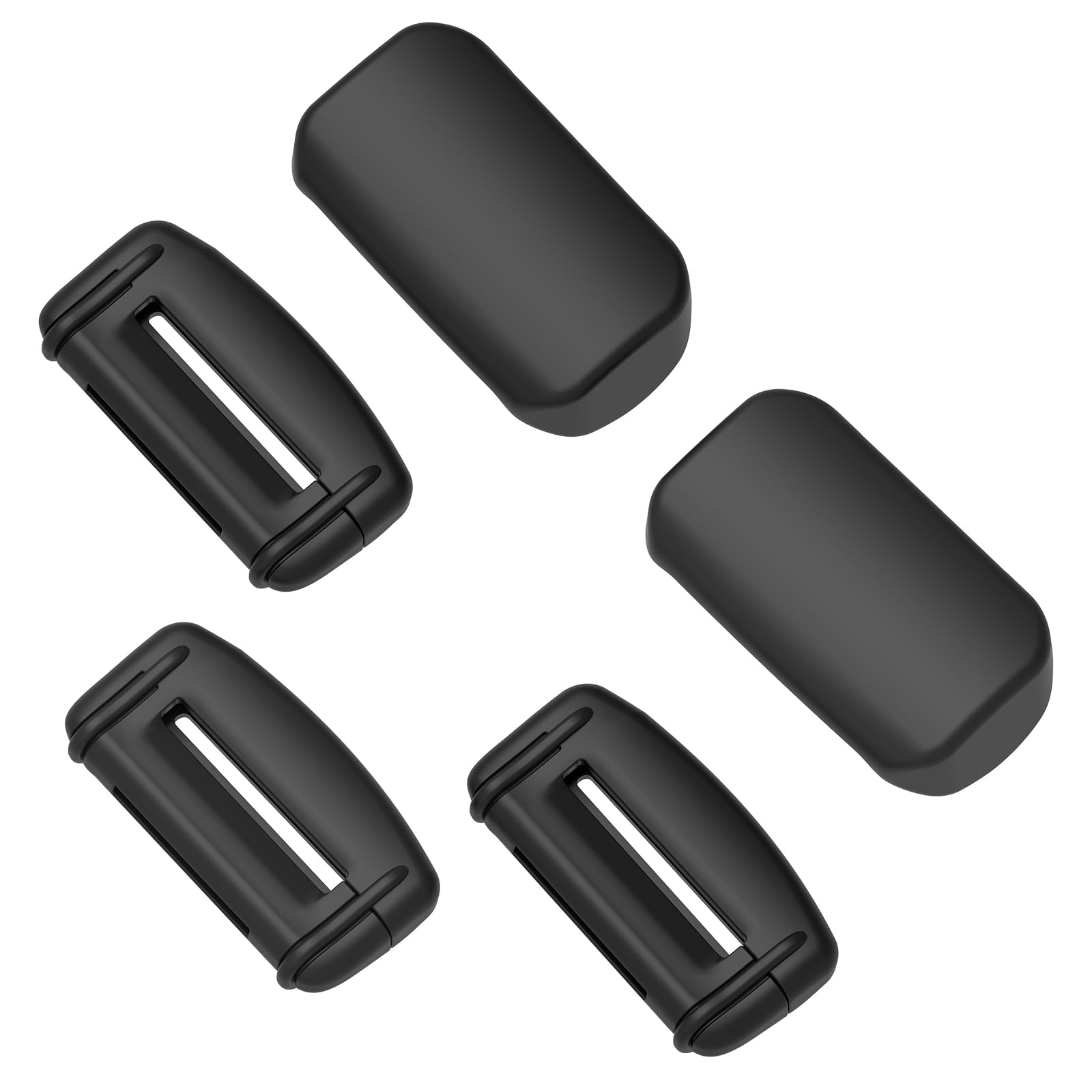 YONZEE front view of five silicone buckle covers showing product details and fit