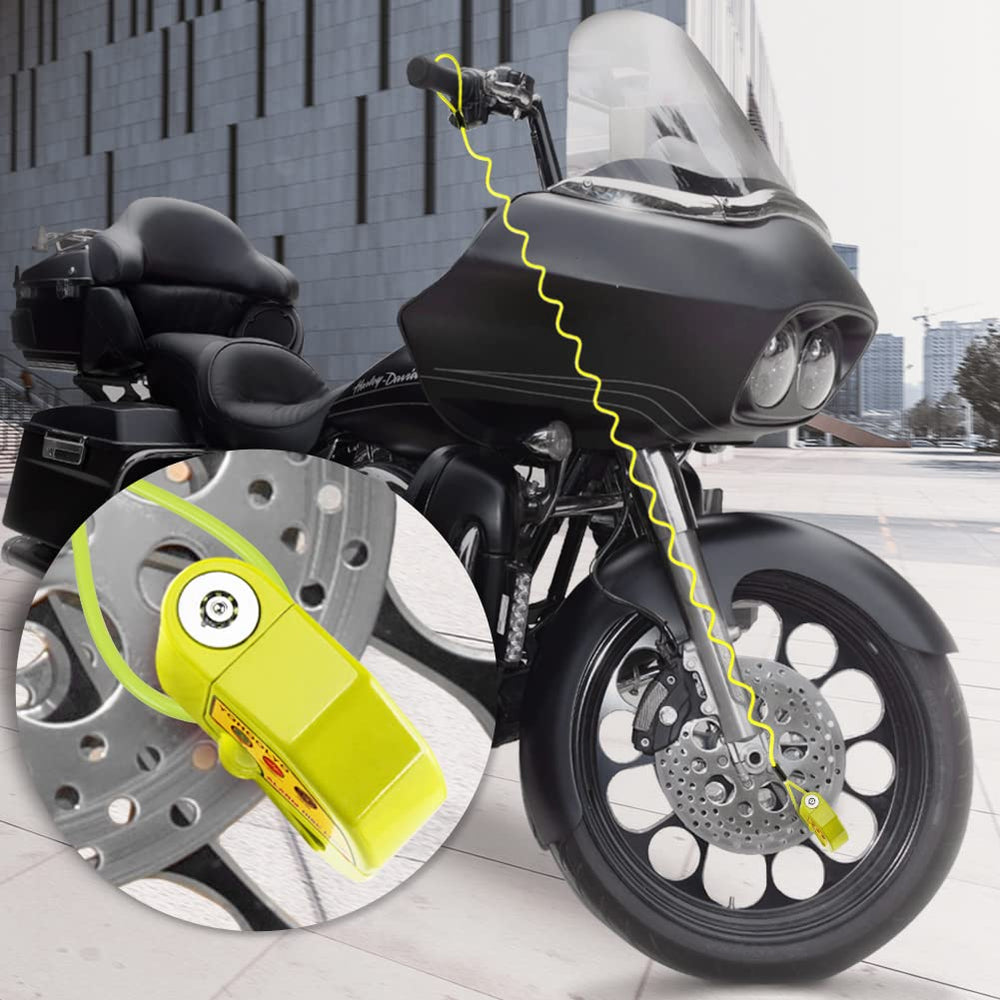 YOHOOLYO disc lock shedding water in rain to show waterproof electronics and outdoor reliability