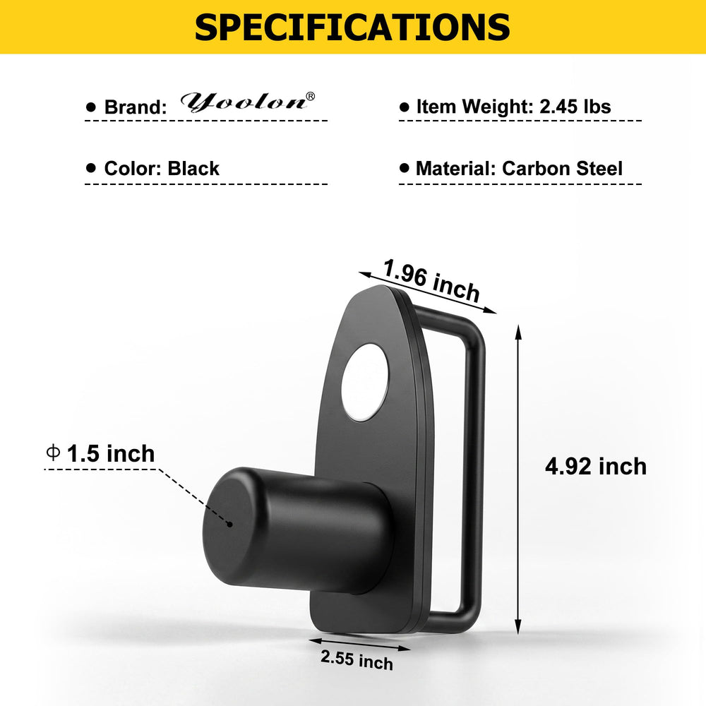 Yoolon side profile showing pin and locking detail for fast axle positioning