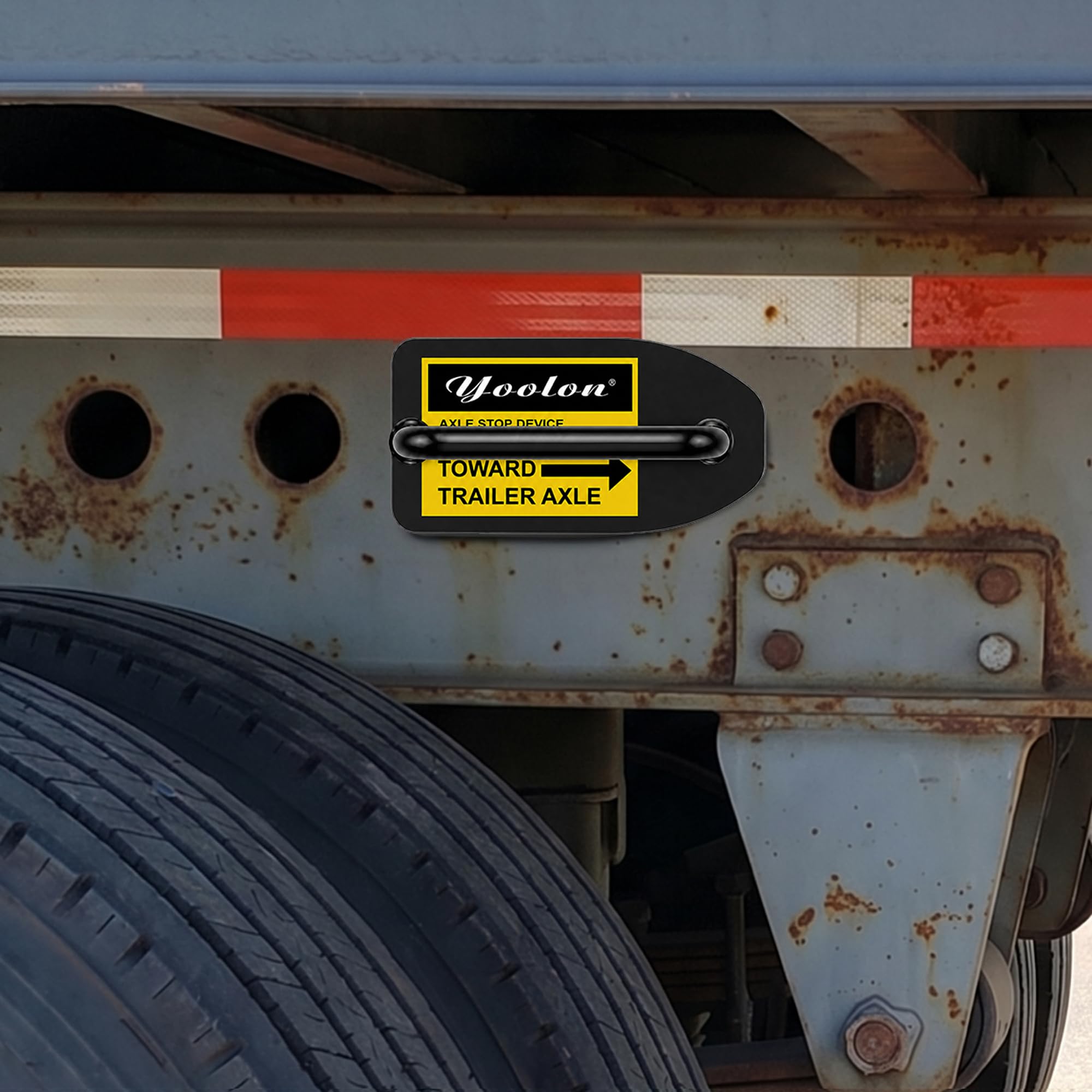 Yoolon size comparison next to truck tools illustrating compact portability benefit