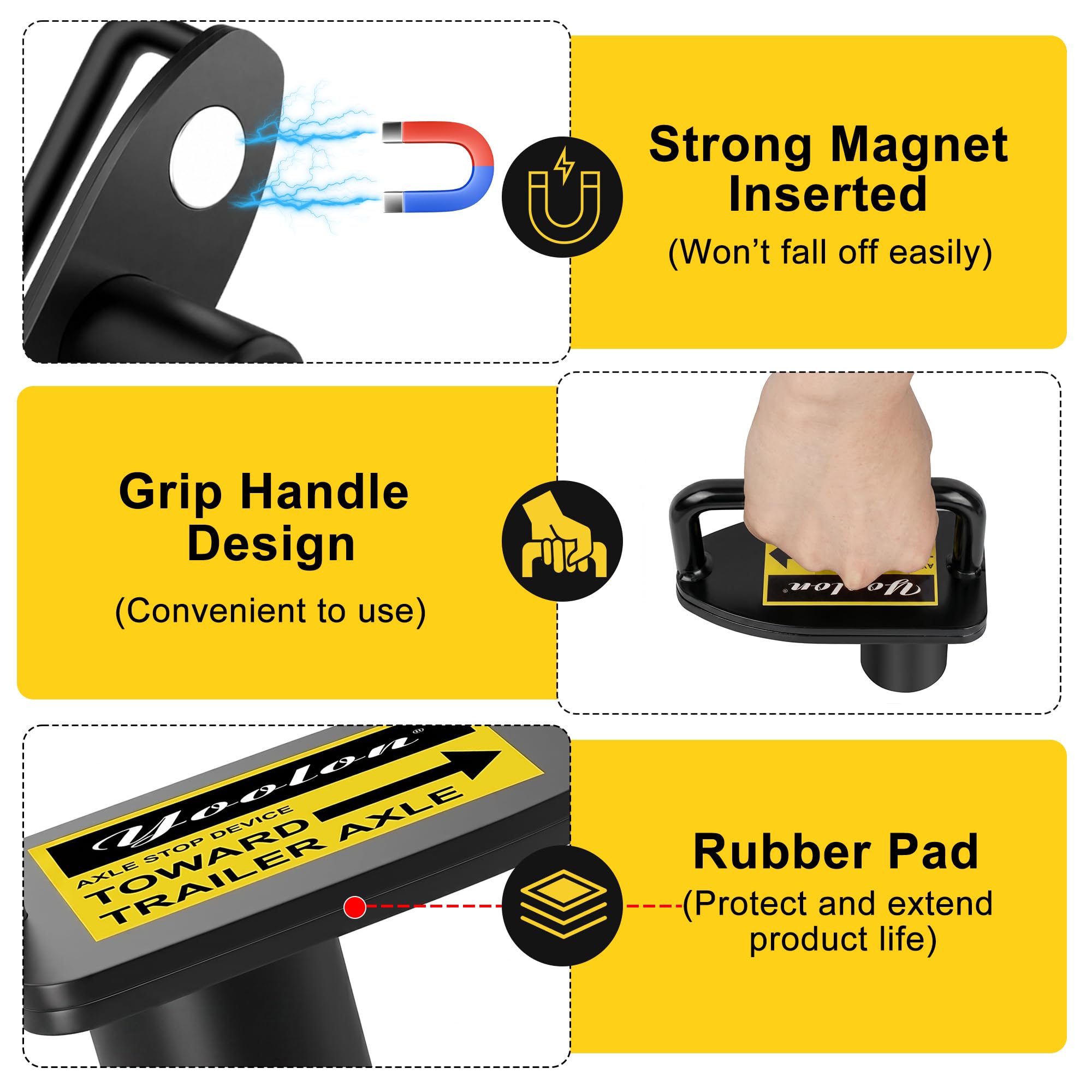 Yoolon texture close-up demonstrating magnet strength and grip on slider benefit
