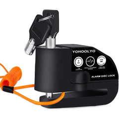 YOHOOLYO front view of disc lock showing compact design and durable construction