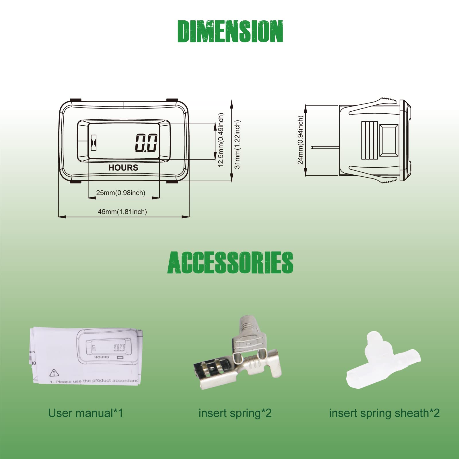 YOOREAL epoxy-sealed backcase detail showing waterproof protection and shock resistance