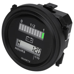 YOOREAL front panel display showing battery status and hour readout for fast checks