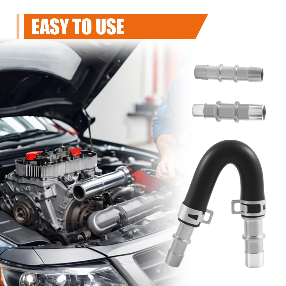 YoRise installed under hood illustrating simplified coolant bypass solution