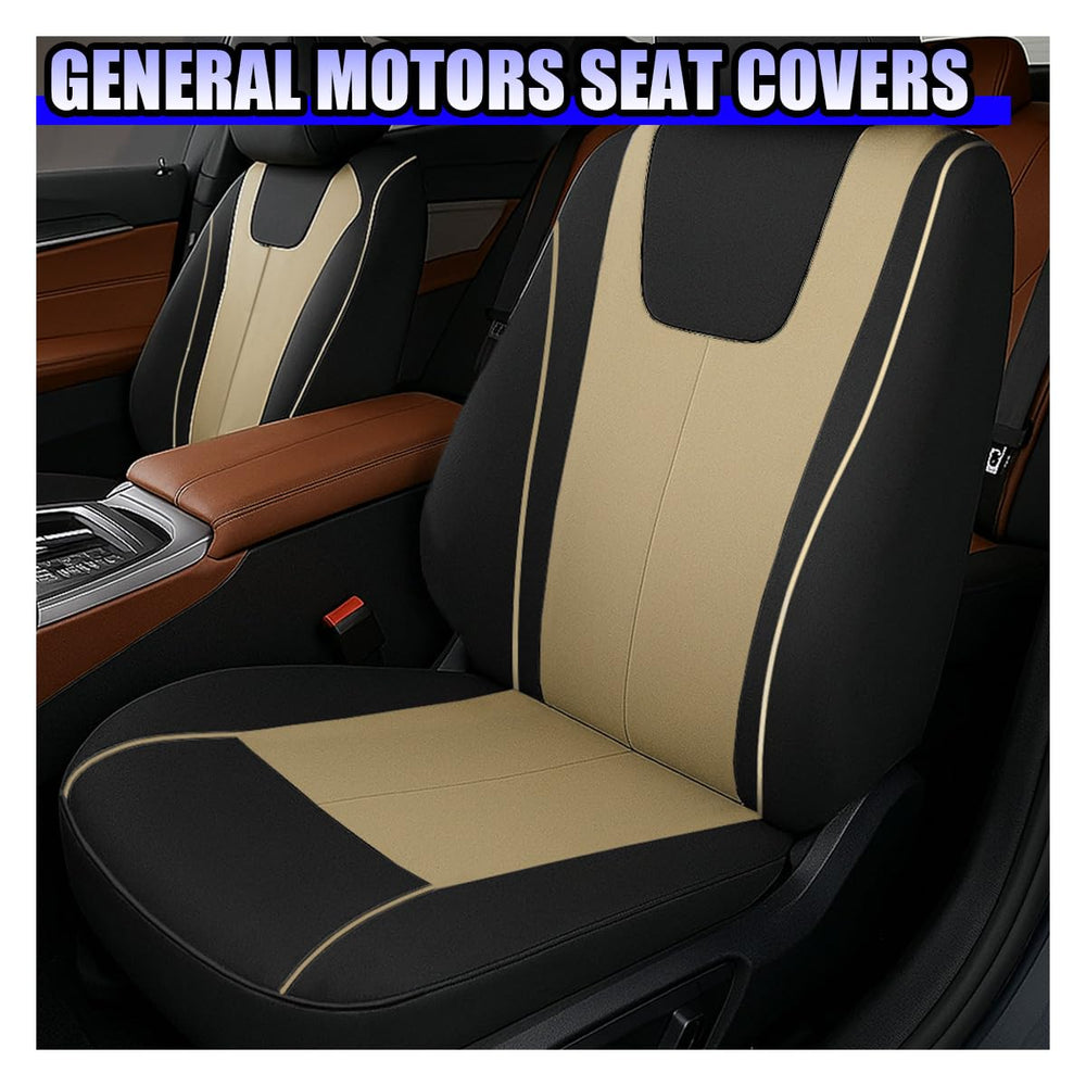 YoRise front seat cover installed in car illustrating comfortable, stylish interior