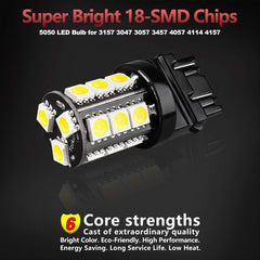 Yorkim close-up of 18 SMD chips showing bright even illumination