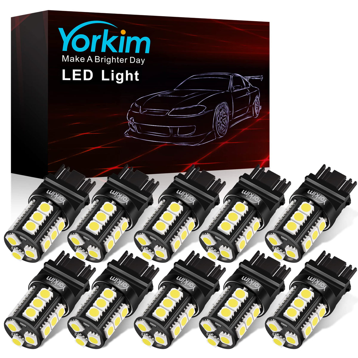 Yorkim bulb front packaging showing product and benefits
