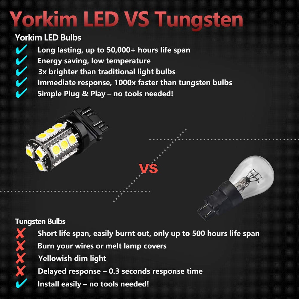 Yorkim side profile showing 3157 base and easy plug-in fit