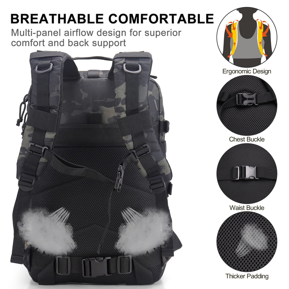 YOUNGOA breathable padded back panel and straps for ergonomic comfort on rides