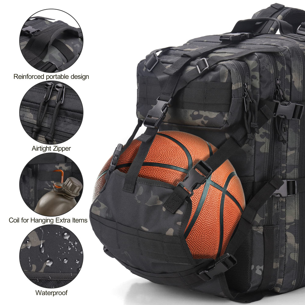 YOUNGOA MOLLE webbing with attachments for modular gear expansion and quick access