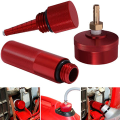 Yoursme red aluminum kit front view showing durable upgrade components