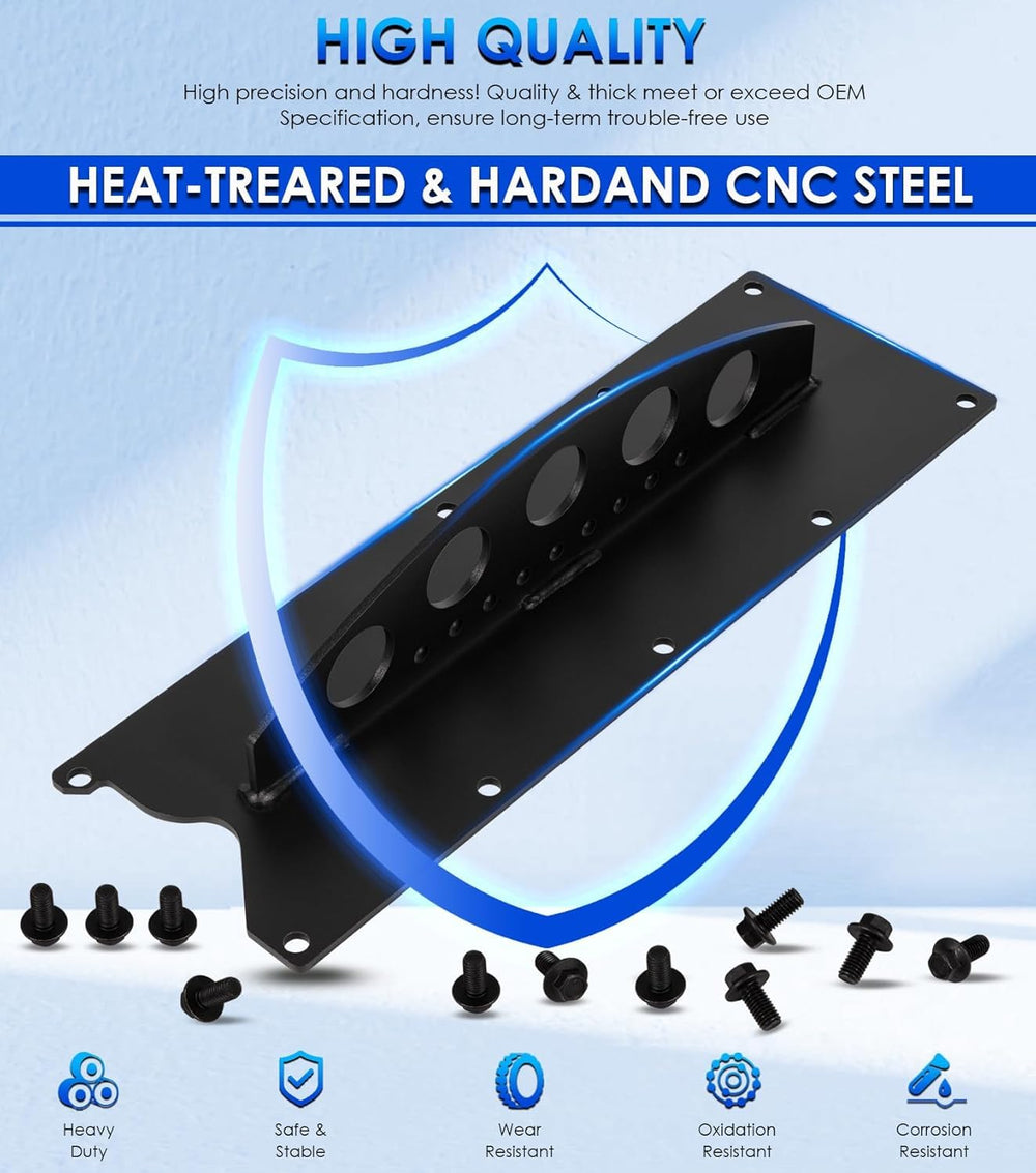 Yoursme lift plate in packaging with label showing ready-to-ship protection and warranty info