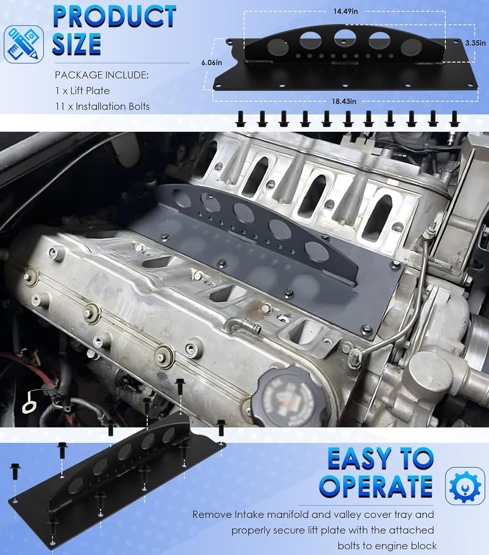 Yoursme lift plate next to ruler showing dimensions and scale for fitment verification