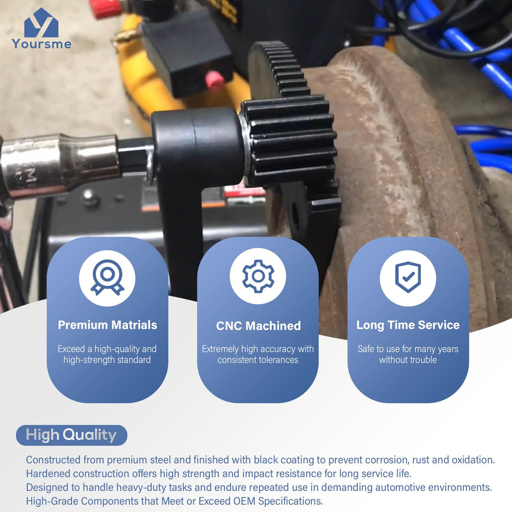Yoursme hardened steel with black coating texture indicating corrosion resistance and durability