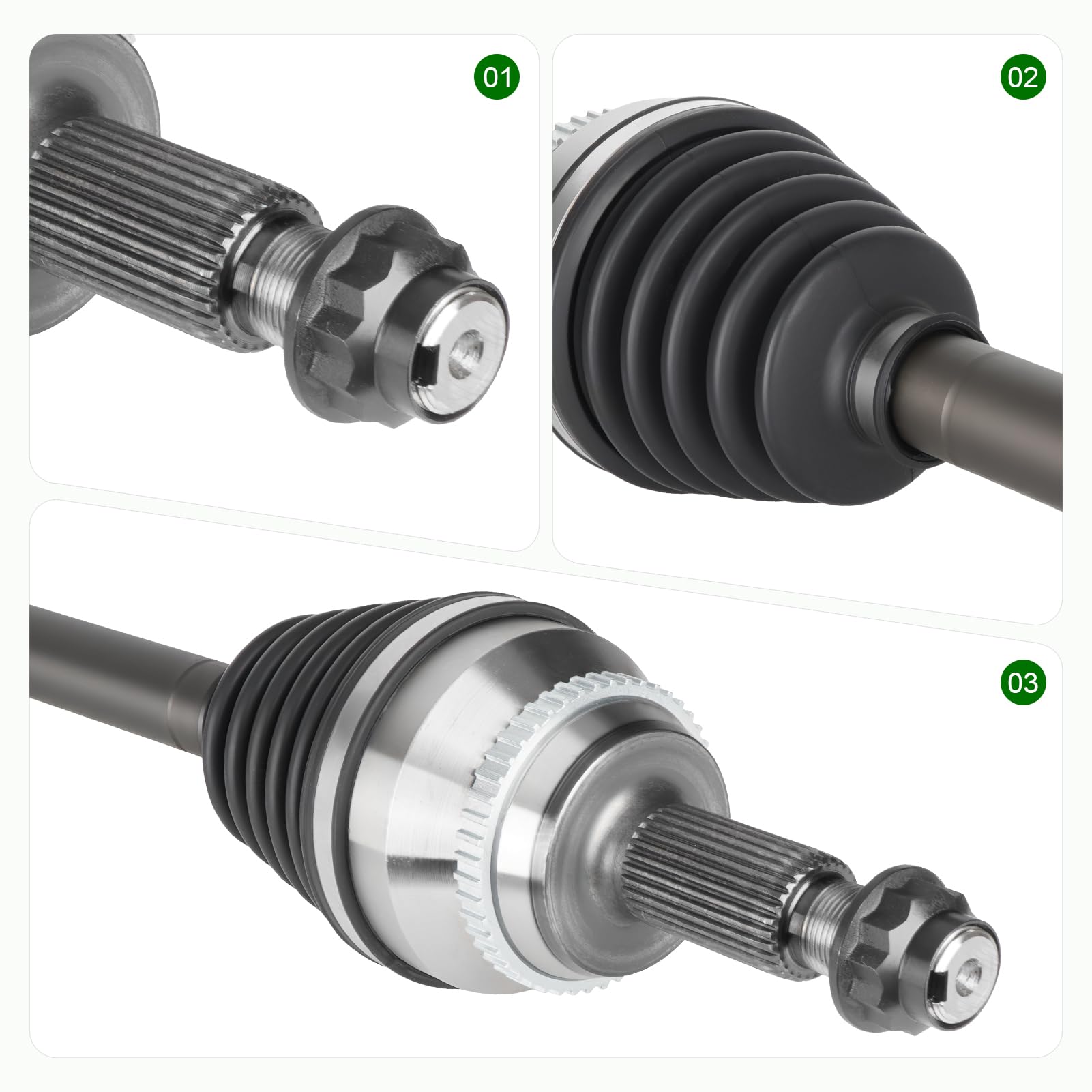 Youxmoto full-length side profile of axle showing overall build and dimensions