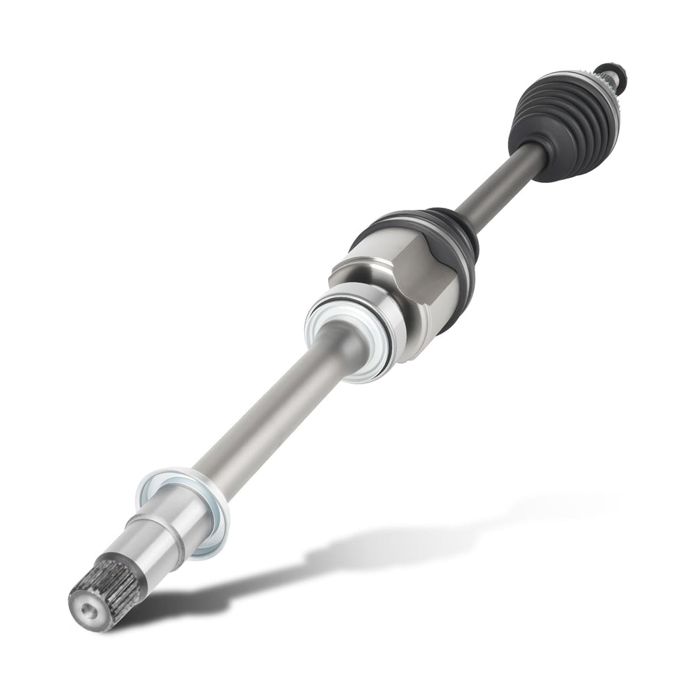 Youxmoto front-right CV axle front-angle showing fit and finish benefits