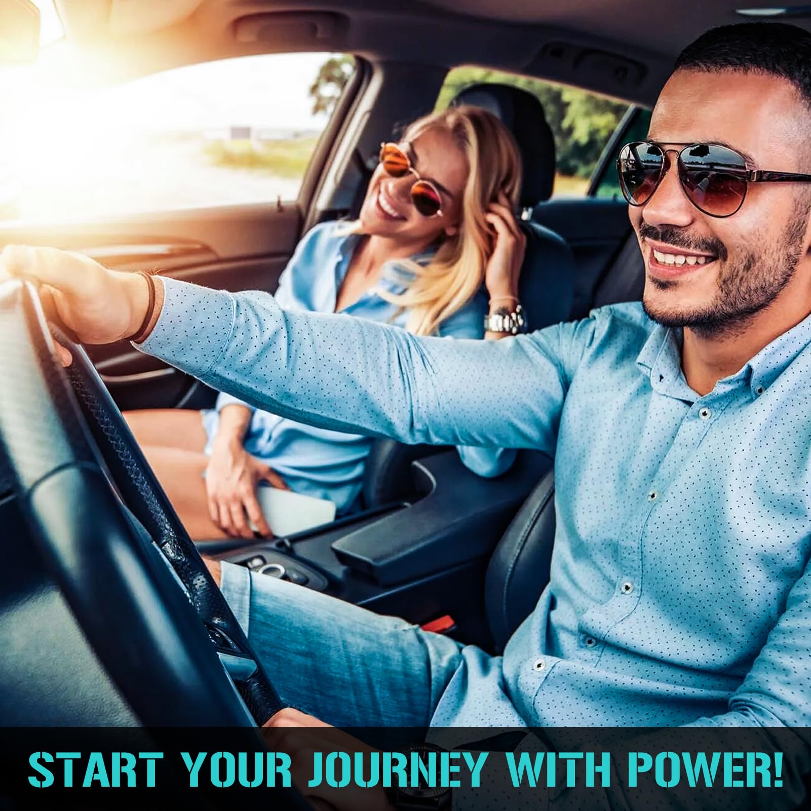 Youxmoto starter in a truck setting suggesting dependable starting performance on the road