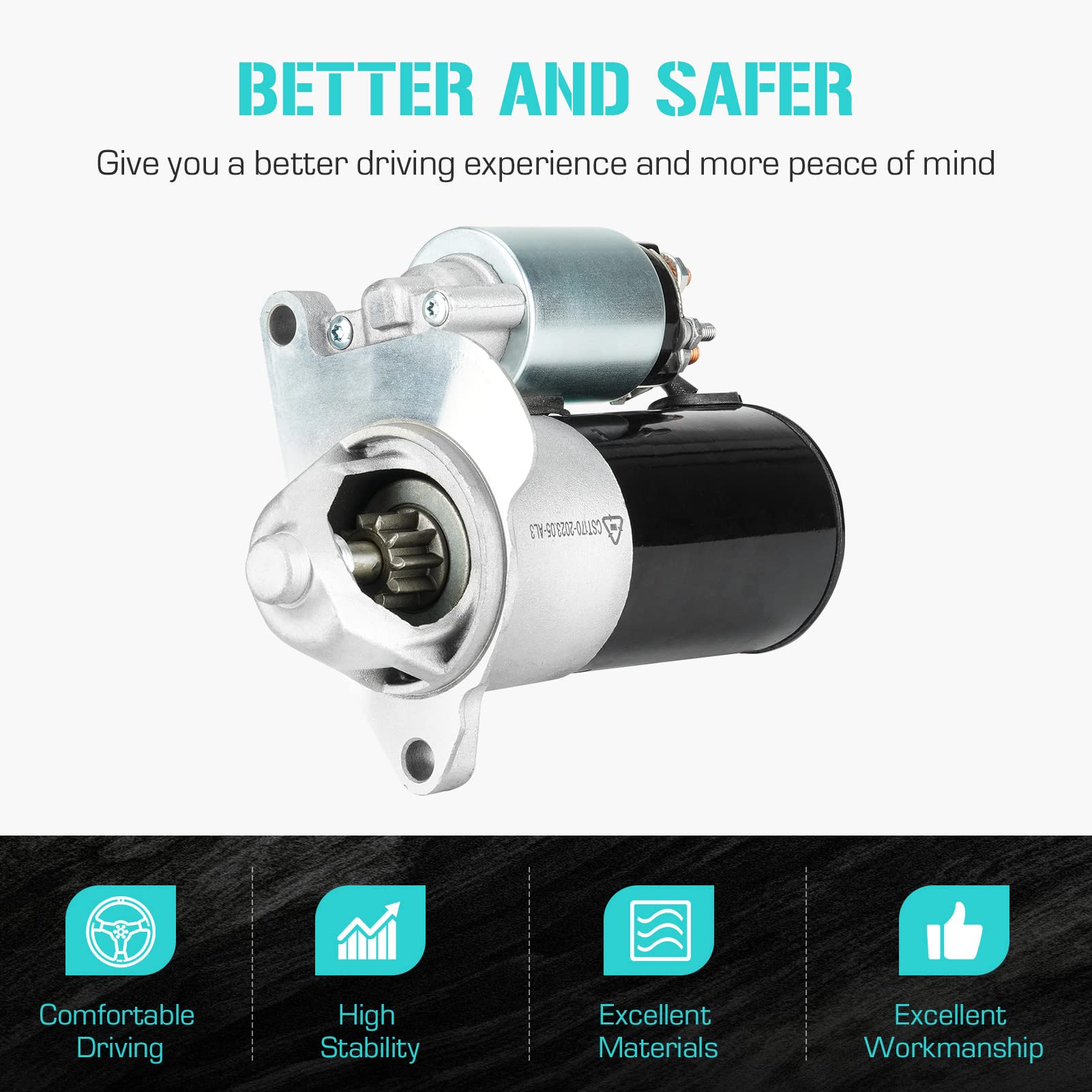 Youxmoto side profile with visible part number for cross-reference and accurate match