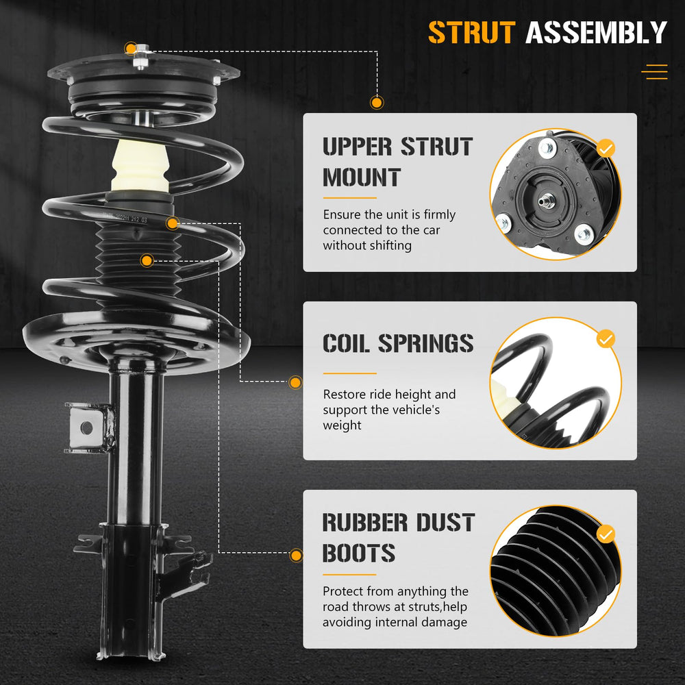 Youxmoto strut mount top label visible for easy identification and correct fitment benefit