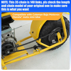 YOXUFA chain held in hand showing scale and easy sizing for repairs