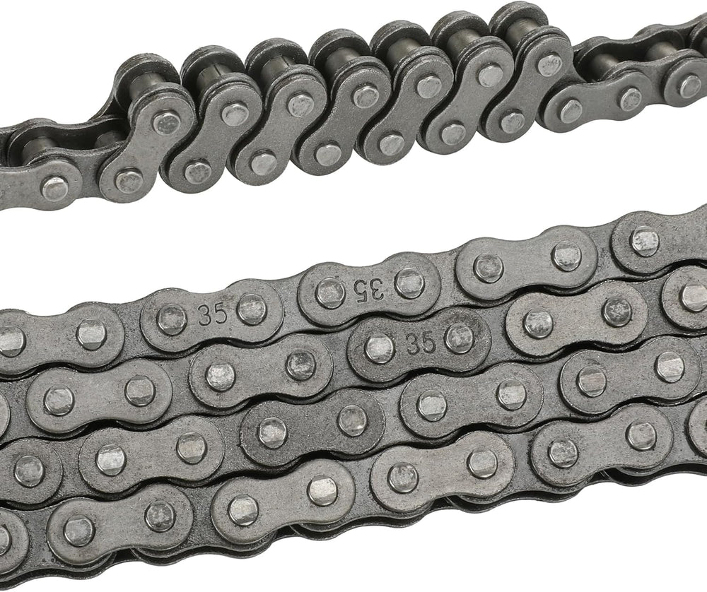YOXUFA chain spread out displaying all 140 links for flexible trimming