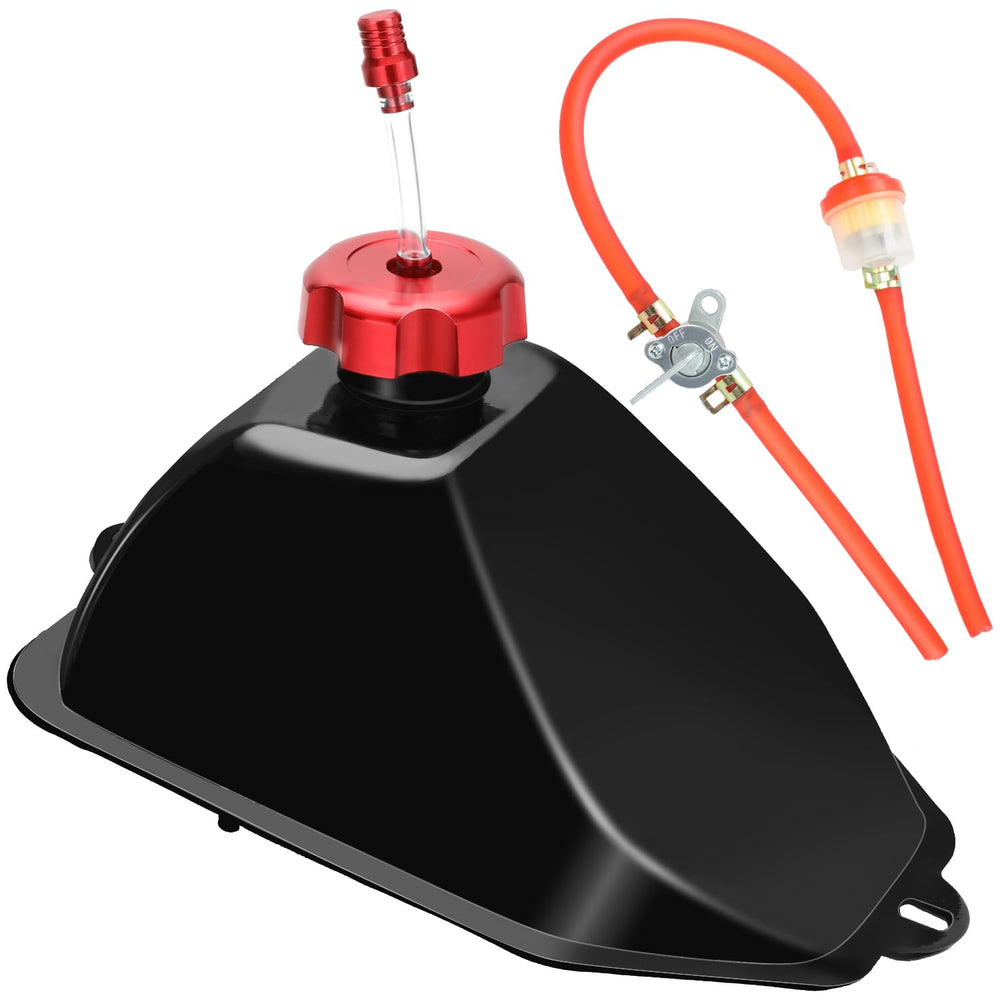 YOXUFA metal gas cap and full fuel kit shown, durable replacement