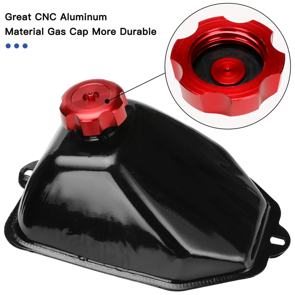 YOXUFA fuel line and four clips organized for easy installation