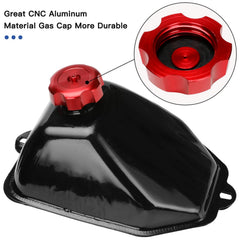 YOXUFA fuel line and four clips organized for easy installation