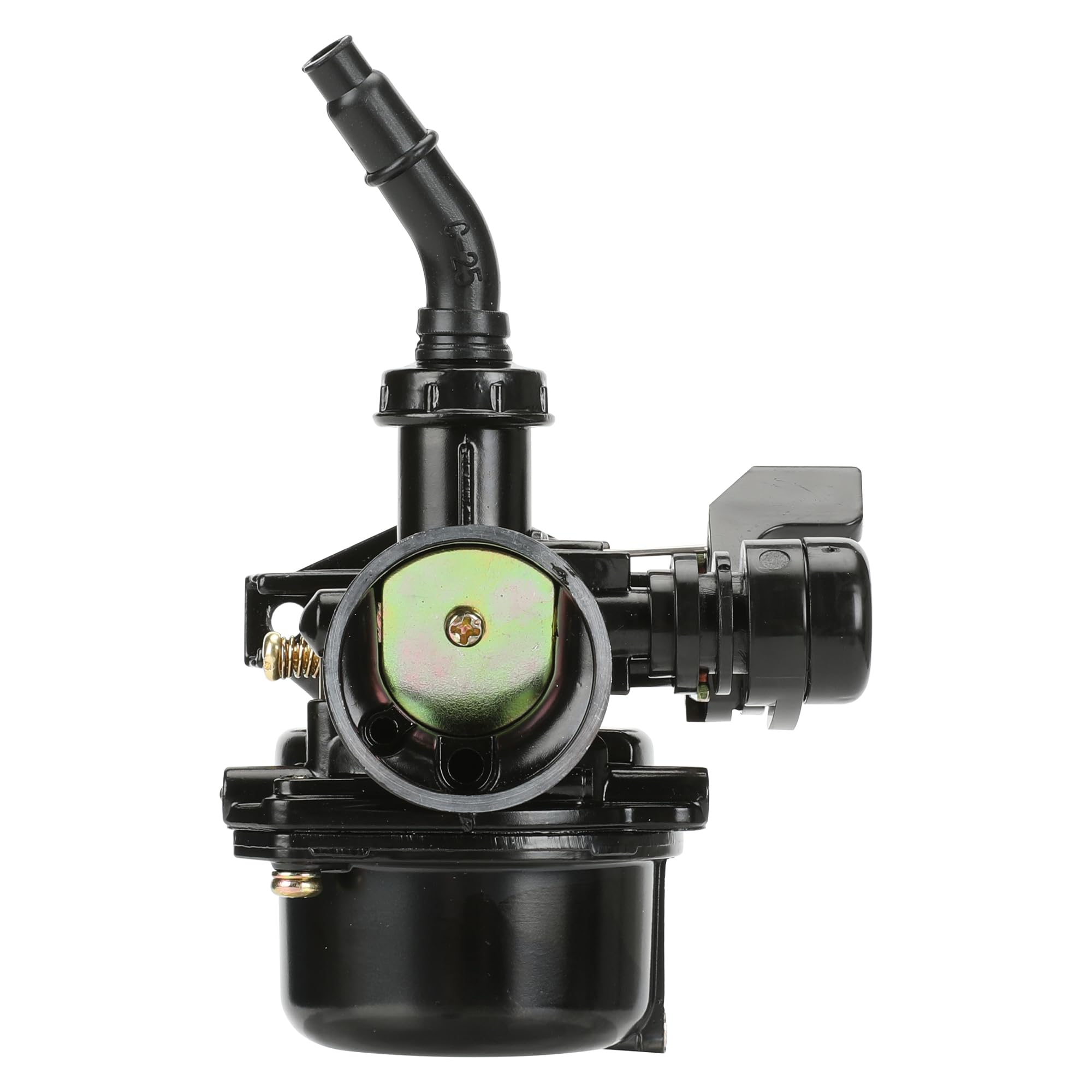YOXUFA carburetor installed on pit bike, demonstrates real-world compatibility benefit