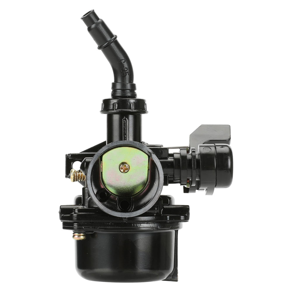 YOXUFA carburetor installed on pit bike, demonstrates real-world compatibility benefit