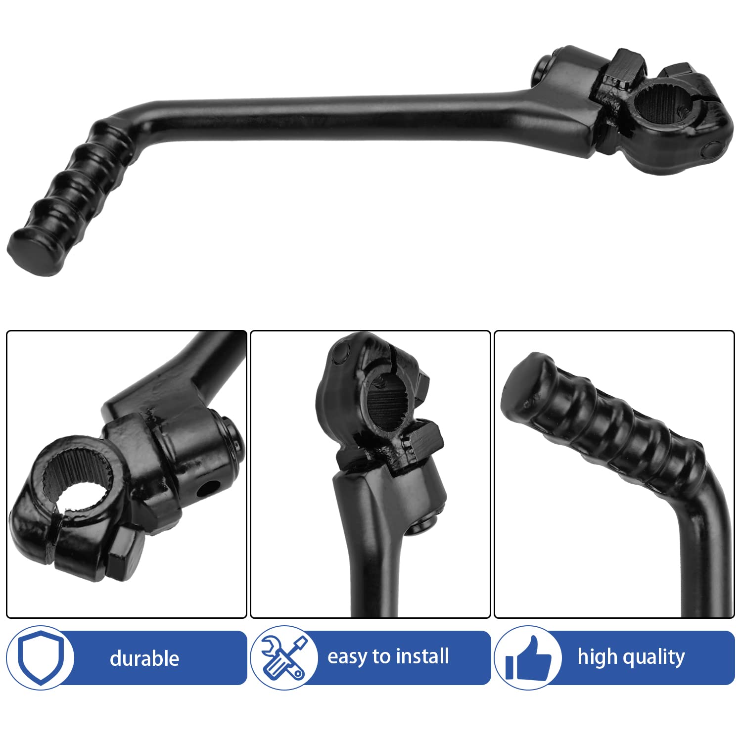 YOXUFA black enamel finish texture resisting scratches and corrosion on trail use